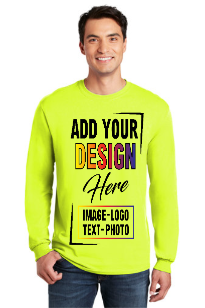 Long sleeve safety Tshirt front