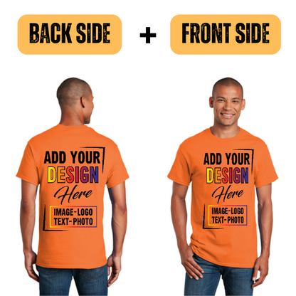 Custom Safety T-shirts Front & Back